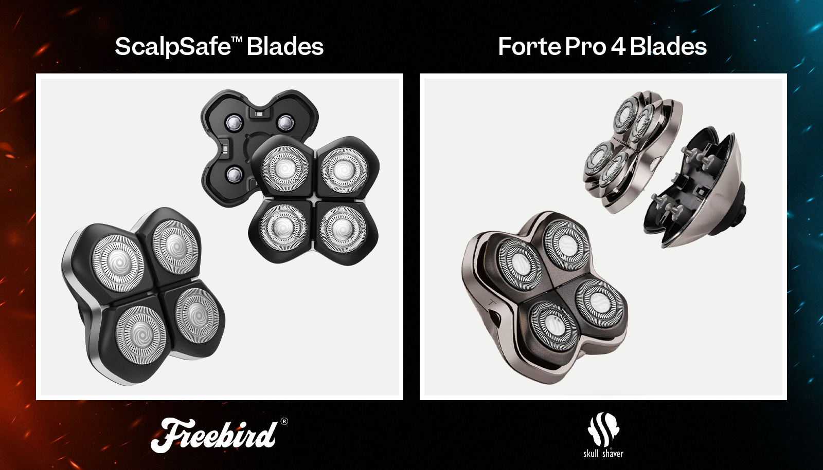 Blades FlexSeries Pro vs Skull Shaver Gold